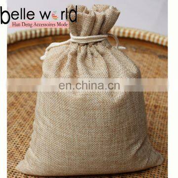 Promotional Plain Jute Drawstring Bag