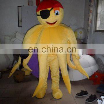 Lovely octopus mascot costume,used mascot costumes for sale