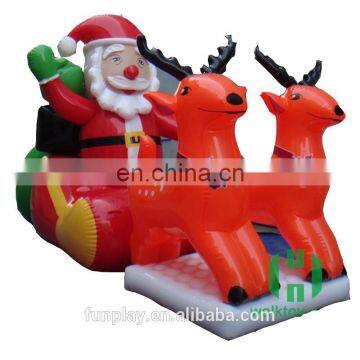 HI charming advrtising inflatable christmas old man christmas decoration santa claus for sale