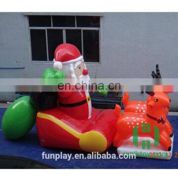 HI Charming Advrtising Inflatable Christmas Old Man Christmas Decoration Santa Claus for Sale photo-4