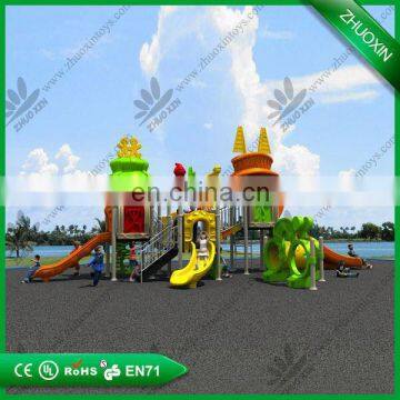 Eco-friendly helpful preschool castle outdoor playground