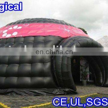 32ft Inflatable Igloo for Advertising Inflatable Black Igloo Tent