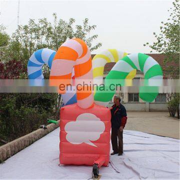 4m HIGH Inflatable Christmas Gift Box With LED for Xmas Decoration Sam yu 6606 photo-3