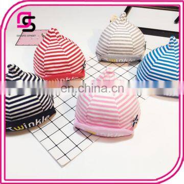 Cute baby boys &girls striped cotton hat good quality baby caps