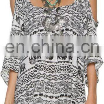 Hot sale swimwear bikini cover up summer shirt dress