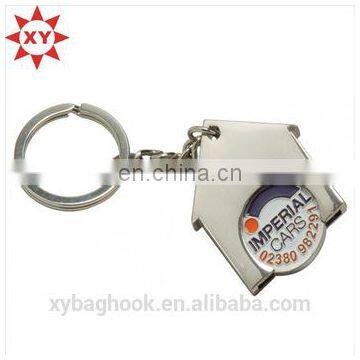 Metal Foldable Shopping Cart Trolley Coin Custom Keyring photo-3