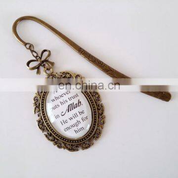 Alibaba china cheap antique bronze custom size bookmark for children gifts