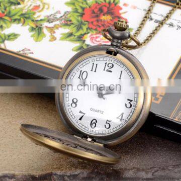 Steam Punk Men Mechanical Wind Hand Vintage Quartz Pocket Watch DS-NJ095