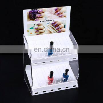Elegant New Design Desktop Acrylic Nail Polish Bottle Holder