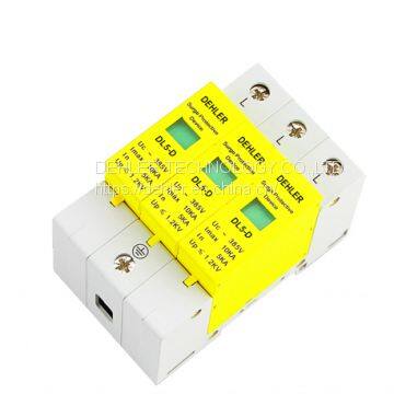 Household Lightning Protection Surge Protector 10ka-3p Power Supply Lightning Arrester