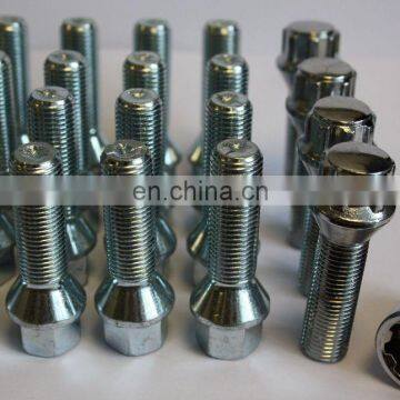 M14 X 1.5 60MM LONG EXTENDED TAPERED ALLOY WHEEL BOLTS & LOCKING BOLTS