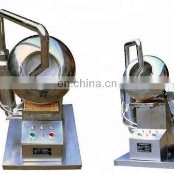 Stainless Steel Food Automatic Peanut Chocolate Nut Candy Tablet Pill Film Sugar Coating Machine photo-2