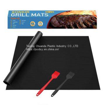 FDA SGS Tested PTFE Non-Stick Mesh Grill BBQ Cooking Mat BBQ Grill Mat