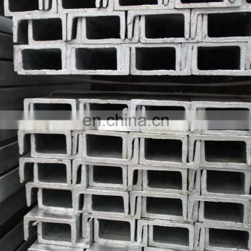 Hot Rolled S235JR Galvanized Mild Steel U Channel