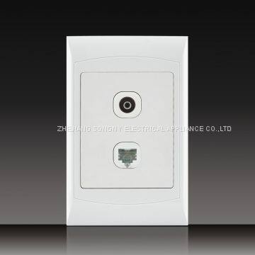 South Africa PC Material Push Button Electrical 16A Switched Socket photo-3