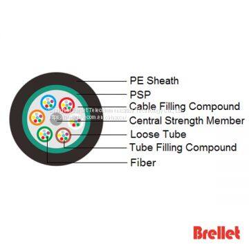 Stranded Loose Tube Light-Armored (Steel Tape) Cable (GYTS) Fiber Optic Cable