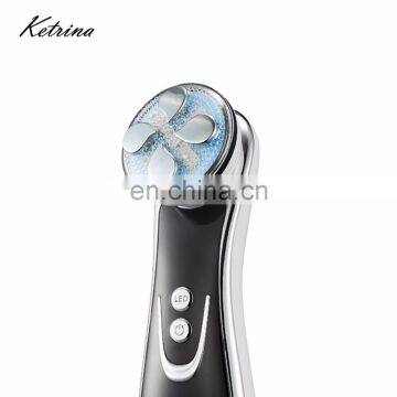 Ketrina Skincare Device Electric RF EMS Led Light Anti Wrinkle Face Lifting Roller Massage photo-3