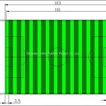 50mm Green Artificial Football Grass