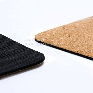 Eco-friendly Non-slip Natural Cork Rubber Yoga Mat