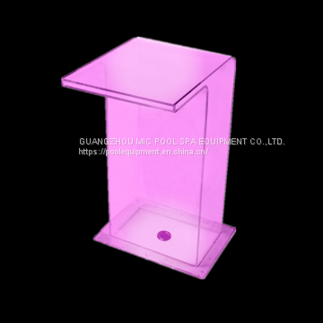 China Factory Pool Waterfall Fountain With Colorful LED Light,swimming Pool Water Curtain photo-2