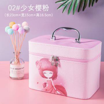 Pu Makeup Case Makeup Organizer Box photo-2