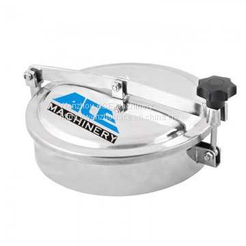Stainless Steel Upper Seal Normal Pressure Round Tank Hatch Cover Circular Manway photo-2