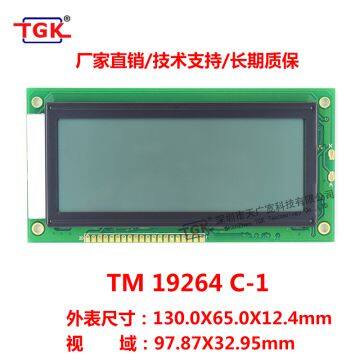 Lcd 192X64 Display TM19264C-1 Industrial Monochrome Lower Interface Lcd 19264 Character 130X65mm Display Module Lcd 192X64 Display Screen 19264 Lcd Module