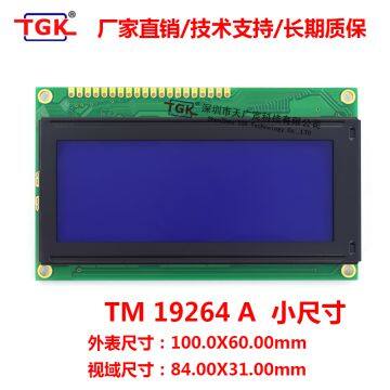 lcd 192X64 display TM19264A  industrial monochrome Lower interface  lcd 19264 character 100X60mm display module lcd 192X64  display screen 19264 lcd module
