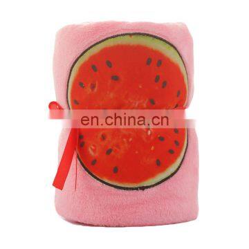 wholesale baby flannel Hot Sale 100% Polyester Coral Fleece Baby Blanket With Dimensional