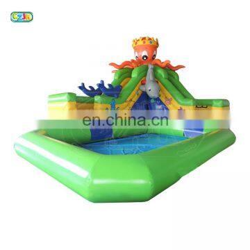 octopus pvc backyard commercial inflatable mini small water park for kid