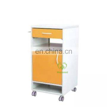 MY-R076 hospital ABS Bedside Cabinet with wheels