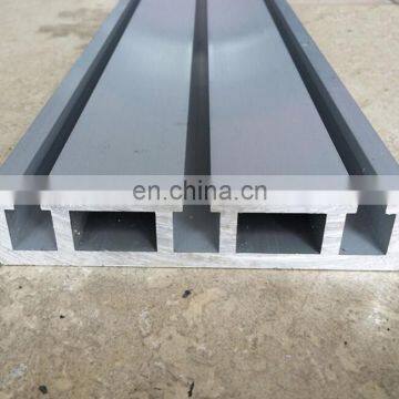 Extruded Metal Slide Parts Aluminium Double U Profile photo-3