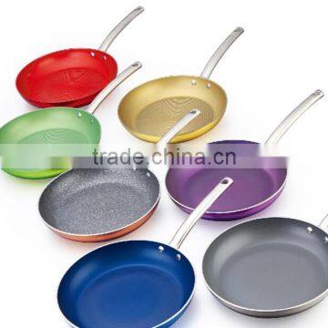 Metallic coating fry pan