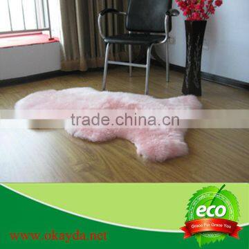 Shaggy fur wool sheepskin rug