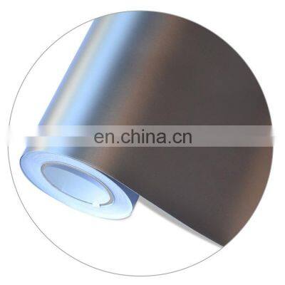 Factory Price 1.52x18M Air Bubble Free Self Adhesive Matt Chrome Metallic Auto Wrapping Sticker Car Wrap Vinyl Film