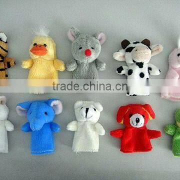 plush animals finger puppets for kids