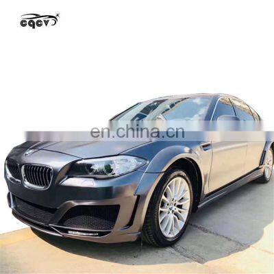 Wide body kit for BMW 5 series F10 F18 front bumper rear bumper side skirts and wide flare for BMW 5 series F10 facelift