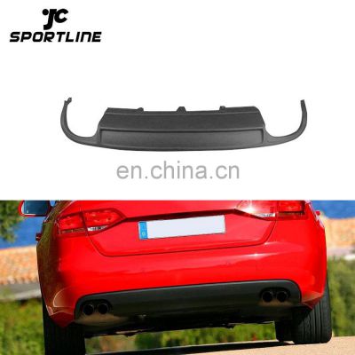 JC Sportline PU S4 Look Rear Diffuser for Audi A4 B8