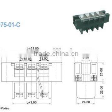 Termin Block 16.0mm Pitch Perforation Through Panel Terminal Block Connector 600V 75A photo-2