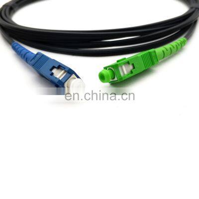 100meter SC/UPC-SC/APC 1core G.657A self-supporting steel wire outdoor FTTH drop Cable fiber optic patchcord