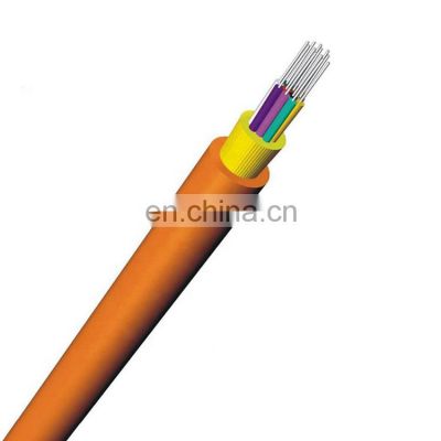 FTTH 8 Core MM50/125 Hi Tensile TPU Indoor Cableing Fiber Optic Cable