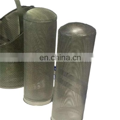 stainless steel perforated filter bag for water filter housing