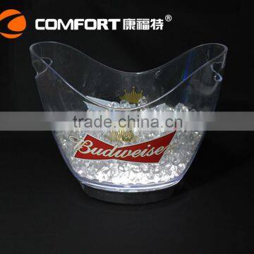 Factory Custom Large Illuminated Acrylic Plastic Led Ice Bucket photo-4
