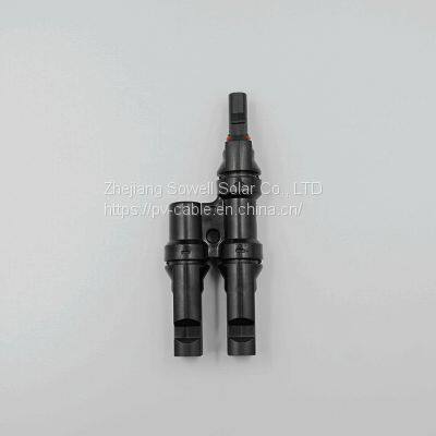 Professional 2T1 Photovoltaic Branch Connector Ralated 1000V MC4 Connector Compatibility PV Connector photo-4