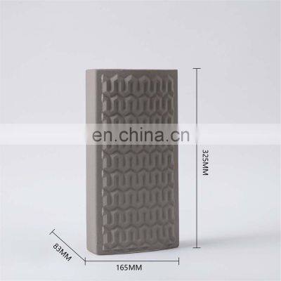 New Arrival Rectangular Custom Gradient Wedding Decoration Center Ceramic Vase photo-5