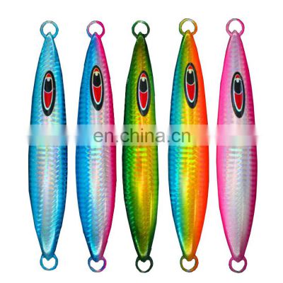 Deep sea Ocean Vertical Jigs 60-250g Luminous Slow Jigging Lure Metal Spoon for Saltwater Freshwater Fishing