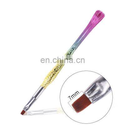 Custom Logo Mermaid Handle Acrylic Nail Art Brush for Manicure Pedicure photo-4