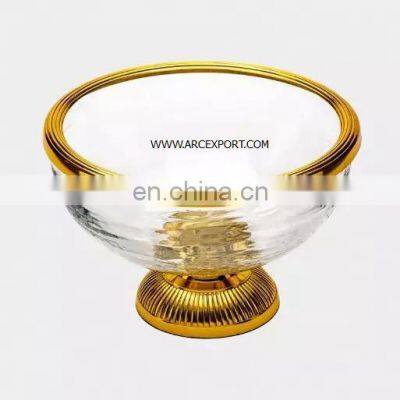 Glass & Metal Orchid Bowl photo-4