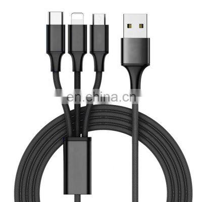 Android Usb 3in1 Custom Phone Accessory Mobile Charger Cable