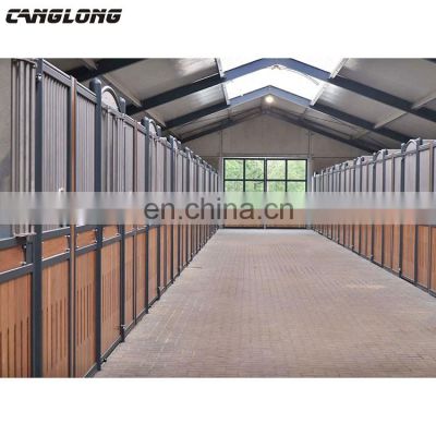 Fast build prefabricated structure steel low cost horse barns design